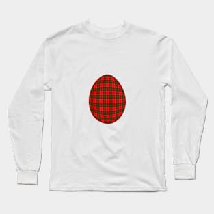 Tartan egg Long Sleeve T-Shirt